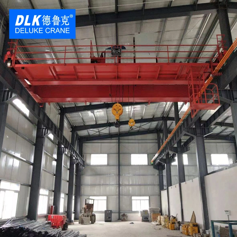 Heavy Duty Running Double Winch Trolley for Indoor Lifting Double Girder Overhead Crane