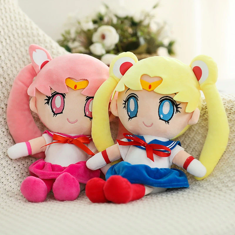 25 cm Kawaii Sailor Moon Plush Toys Tsukino Usagi cute girly Coração Stuffed