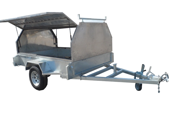 Aluminium Box Tandemtrailer Farm Trailer