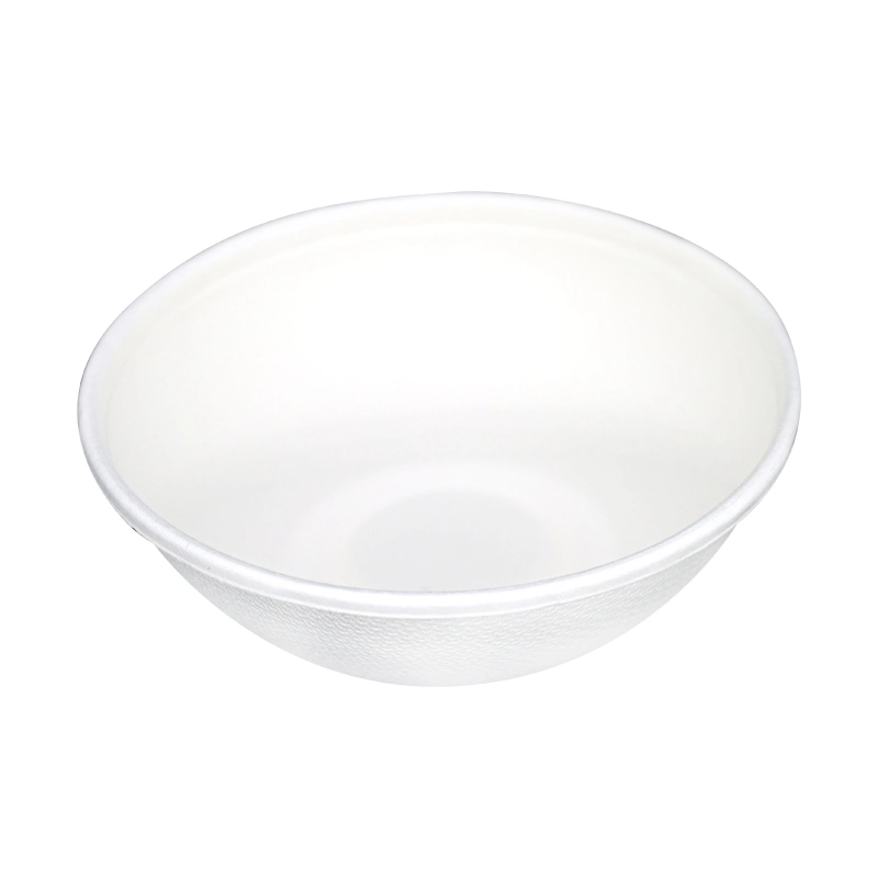 Biodegradable 24oz 32oz 40oz Bagasse Square Paper Bowl Sugarcane Disposable Square Paper Salad Bowl