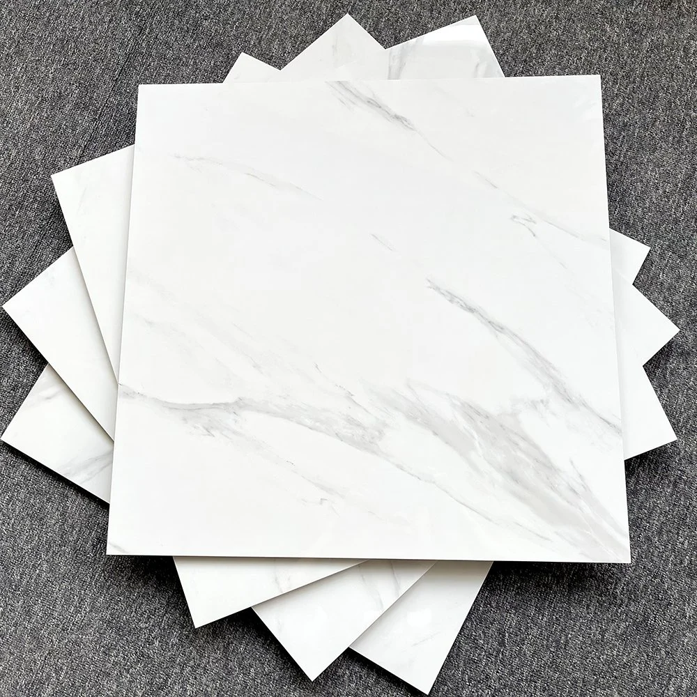 Каррарским 600X600 Ceramica Porcelanato дешевые керамические белой плиткой пол