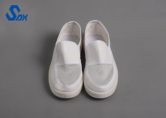 Industrial Reusable Unisex Cleanroom Anti-Static Breathable Upper Mesh Shoes