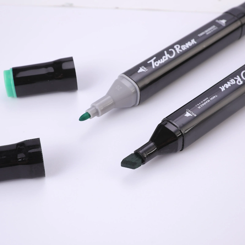 Factory Dual Tip Art Drawing Oil Based Permanent Paint Marker Pen Stationery