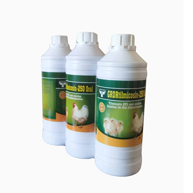 Tilmicosin Phosphate 25% Liquid Poultry Antibiotic Animal Medicine