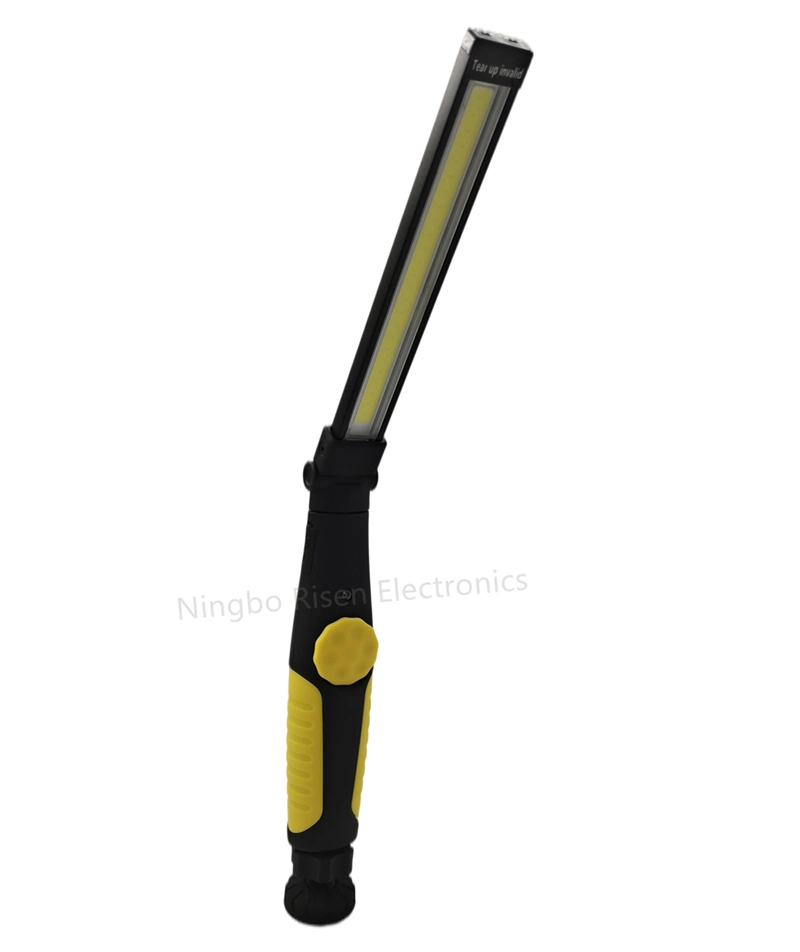 Adjustable Light 18650 Li-ion Battery COB LED Work Inspection Light for Repairing