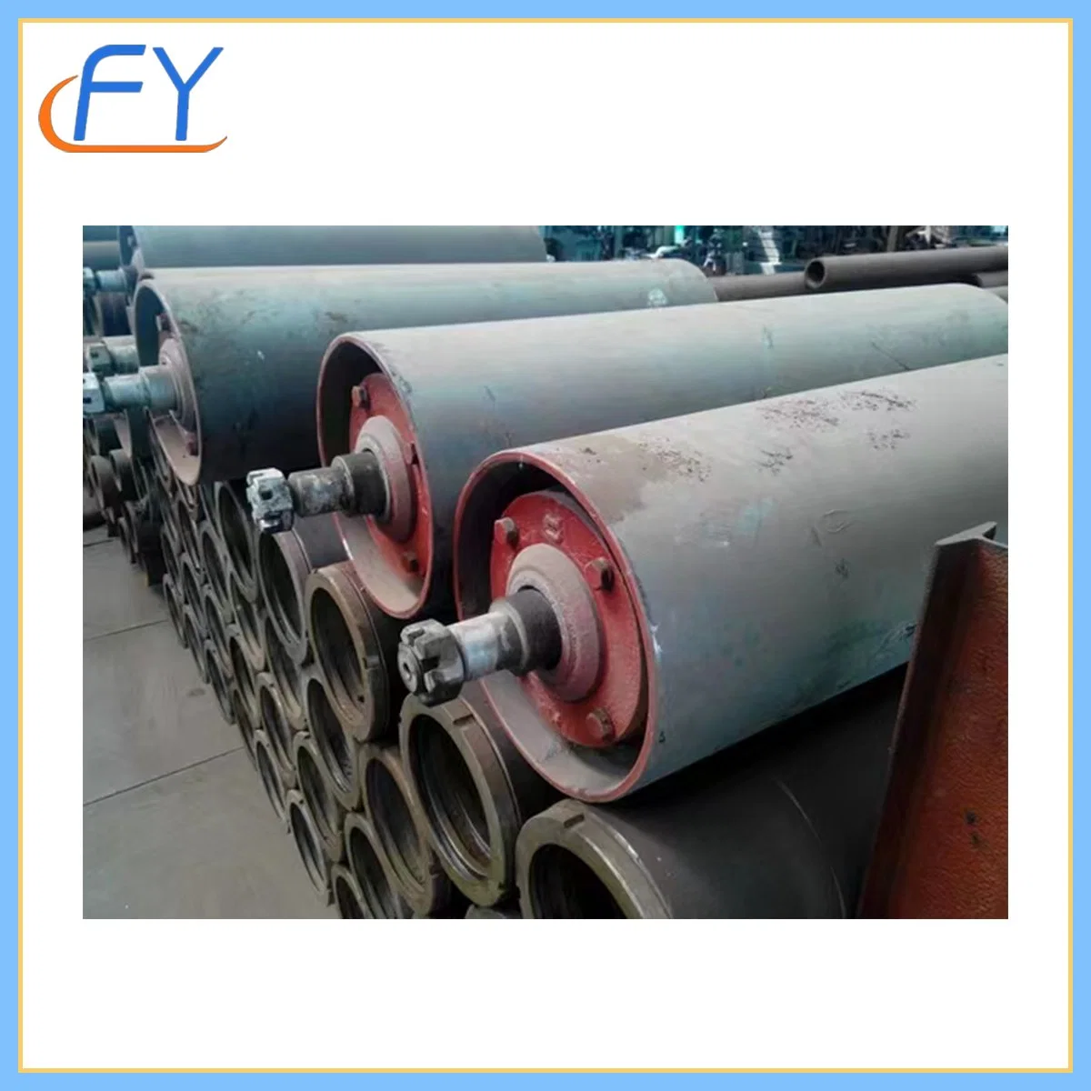 Customized New Conveyor Drum Conveying Roller Conveyor Brake Pulleys Carrying Machines Parts Price