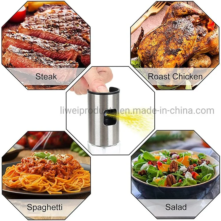 Glass+ABS Food-Grade Glass Oil Bottle for Making Salad, Baking