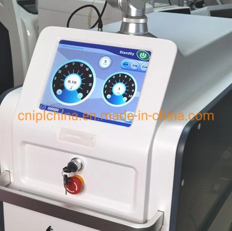 Torsion Spring Arm 1064 755 532nm Dark Spot Freckle Pigment Tattoo Removal Machine Picosecond Laser Beauty Laser Device CE Approved for Salon Clinic SPA