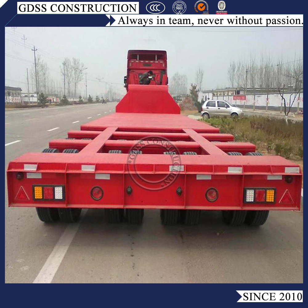 40FT Loading Deck 600mm Super Low Bed Gooseneck Horse Semi Trailer