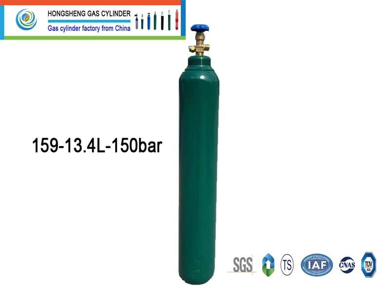 Water Capacity Diameter 219 mm Gas Cylinders Oxygen Tanks