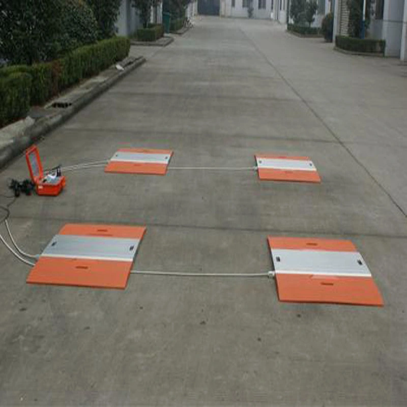 Scs-50 Tons Portable Wheel Axle Weighing Scale in Ground