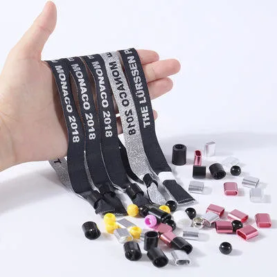 Factory Price Wholesale/Supplier Wristband Polyester Plain Wristband Event Woven Wristband