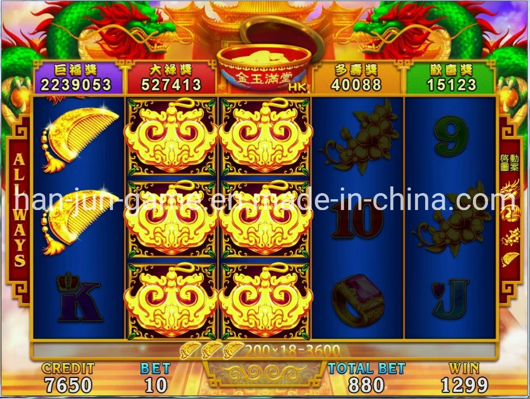 America Popular Igs Jinyumantang Arcade Video Slot Game Machine