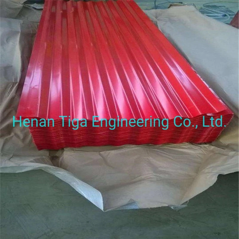 Color Coated Steel Tile Corrugated Roofing Sheets for Roof Construction