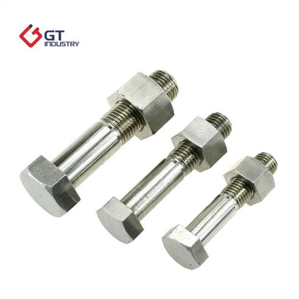 Stainless Steel 304 A2-70 A2-80 B8 Series Cl1 Cl2 Full Half Thread Metric or Imperial Outer Hex Head Structural Bolt