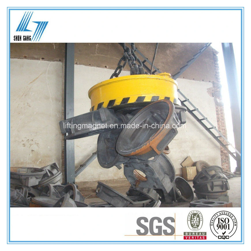 2 Ton Circular Type Eot Crane Electro Lifting Magnet for Steel Scrap