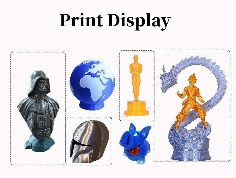 Yousu 3D Dual buse Bi-Color industrielle imprimante 3D de la taille d'impression de 300*300*400mm