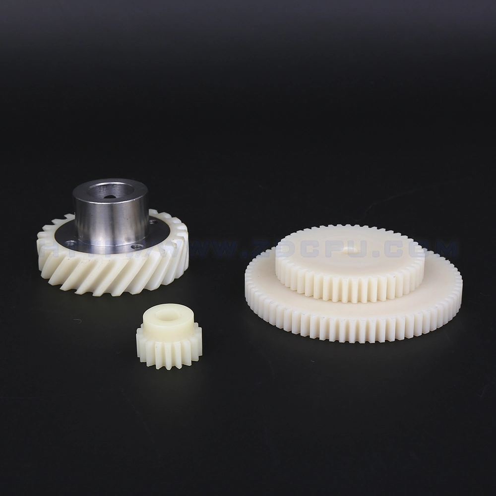 Customized Design High Precision UHMWPE Plastic Helical Gears Manufactures