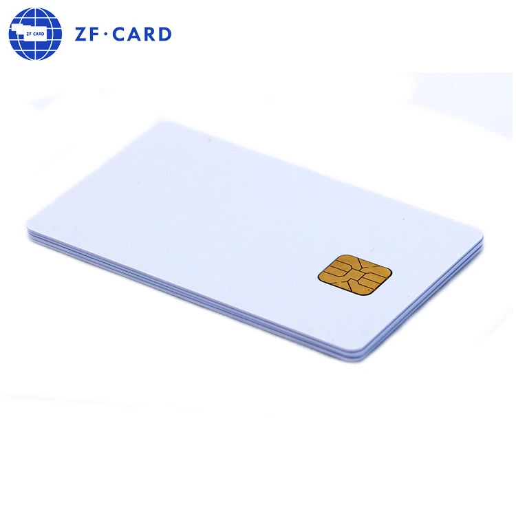 Plastic RFID Contact Memory IC Card 85.5*54mm FM4442 Sle 5542 Chip