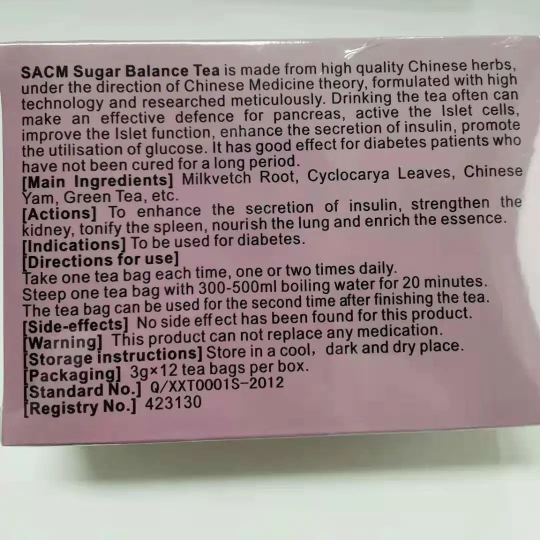 Blood Sugar Herbal Tea Sugar Balance Tea