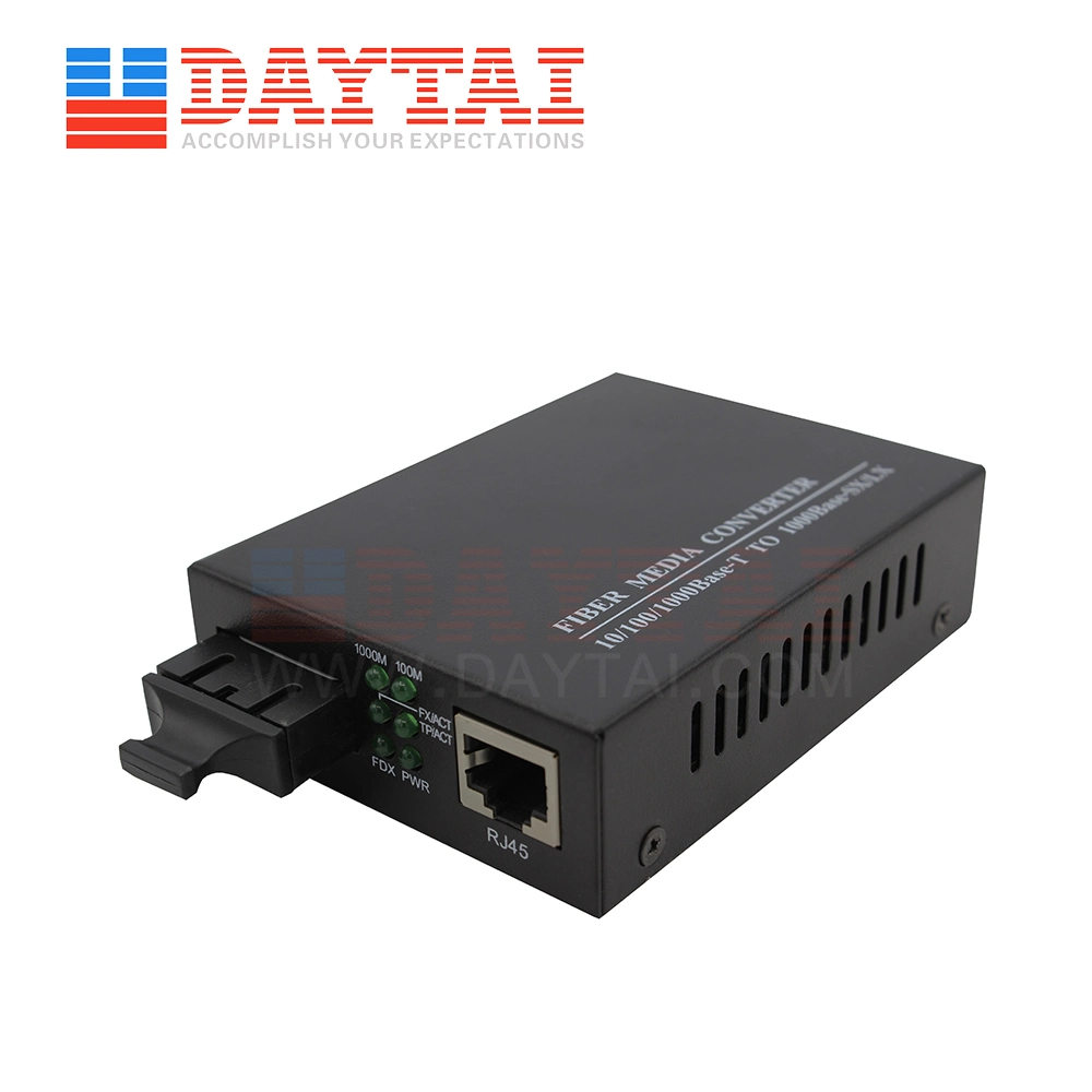 Dual Fiber 2 Ports 1310/1490nm Fast Ethernet Epon Gpon ONU Media Converter