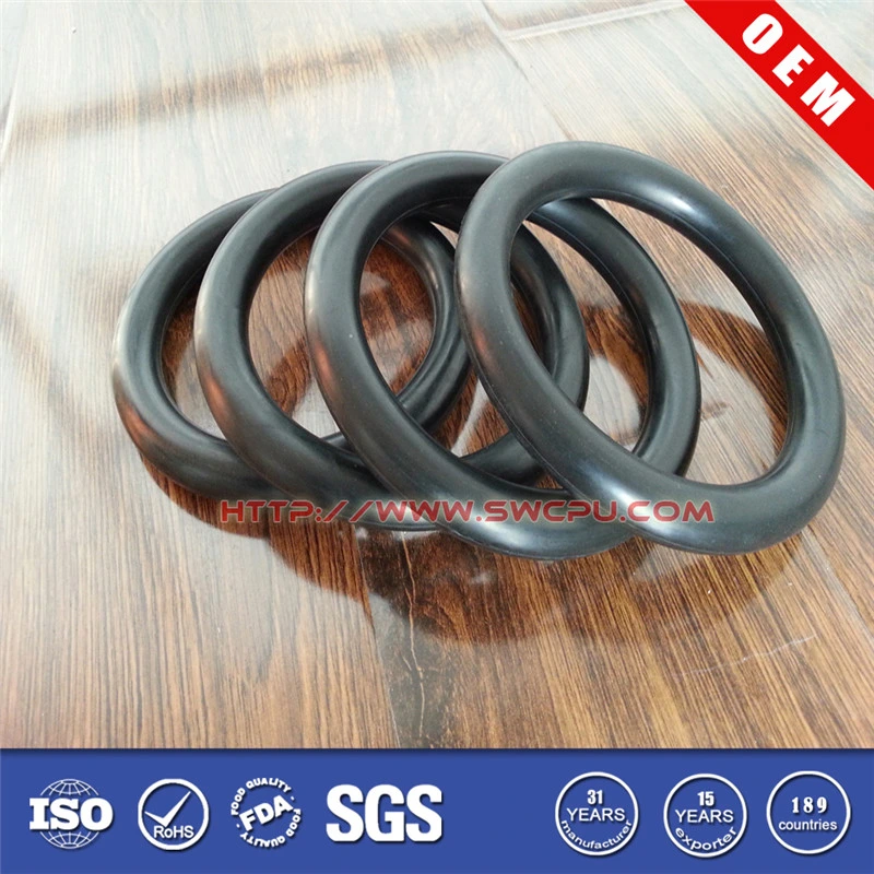 Soft Silicone Rubber O Rings / Split Snap-in Bushing Ring / External Sealing Ring for Flange Pipe