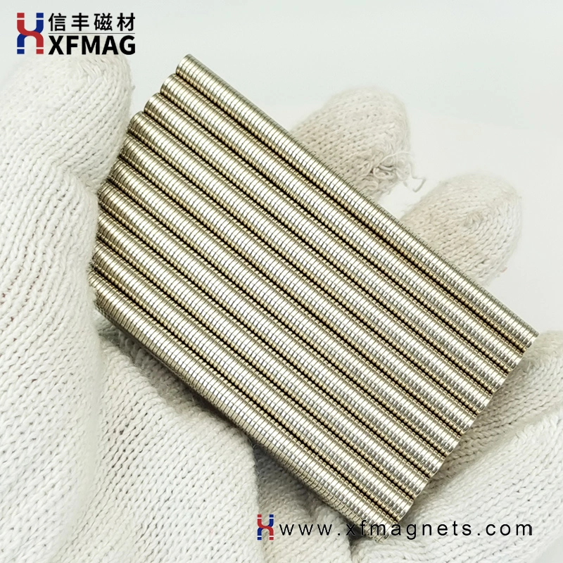 Neodymium Magnet N45sh D3*1.5 NdFeB Rare Earth Nickel Disc Permanent Sintered Magnetic Material