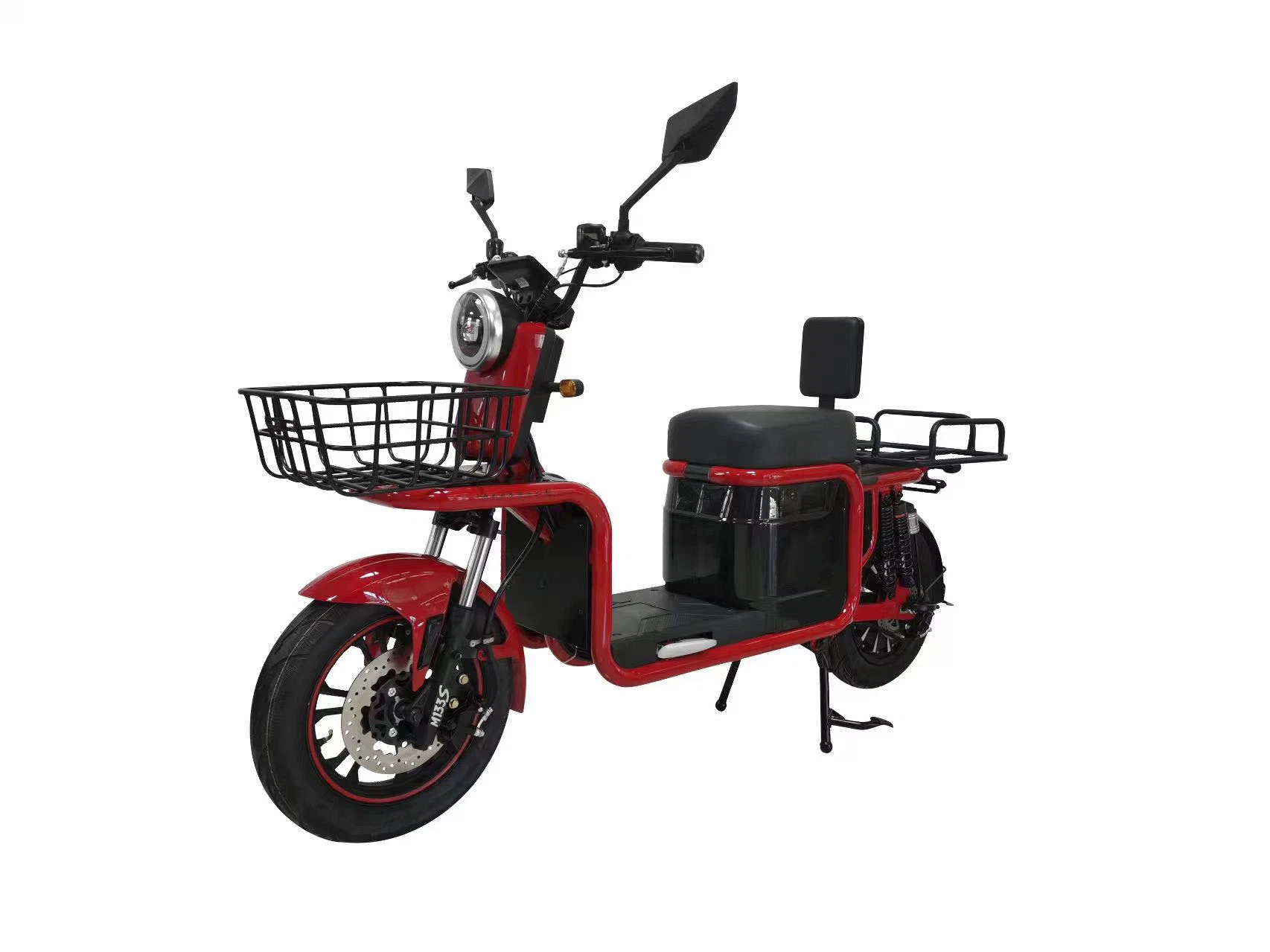 90/90-12 Tire Size Large Capacity Basket Disc Brake Hot Selling Fashion Multicolored New Model Adult Electric Scooter