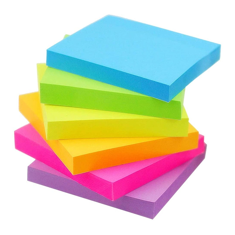 Memo Pad Sticky Note Cute Multicolor Custom Shapes 3*3 Inch for School Diary Writing Notes