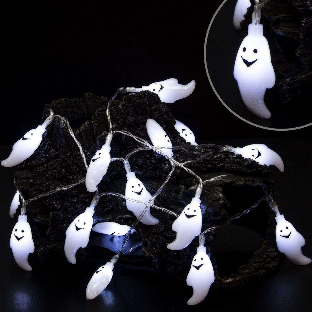 Halloween Pumpkin Ghost LED Skeleton Carnival Festival Party Courtyard Decoration String Light