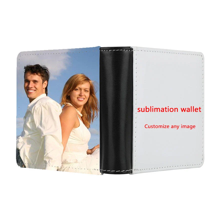 Double Sided Sublimation Wallet Blank PU Leather Carteras Sublimation Women Wallets