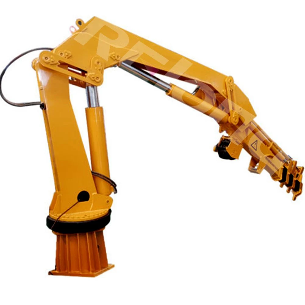 Workboat Offshore Knuckle Boom Marine Foldable Hydraulic Mobile Crane