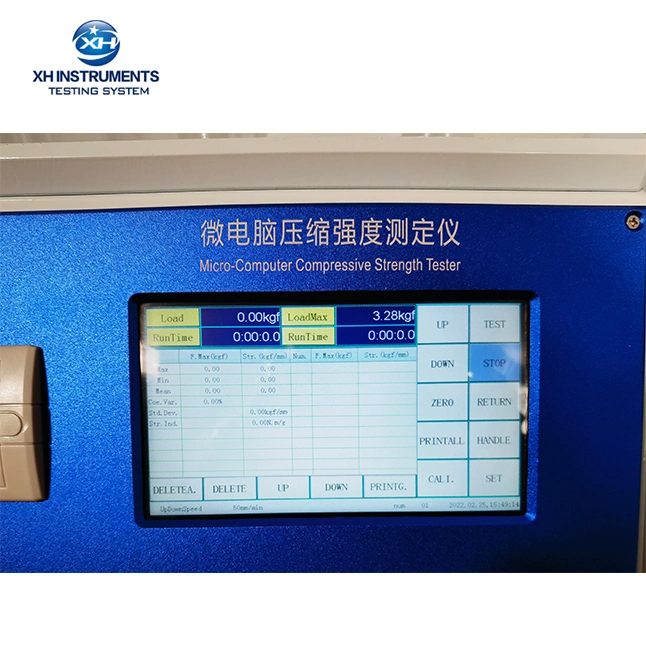 Micro Computer Ring Crush Compressive Strength Tester for Rct Ect CCT Fct Cmt