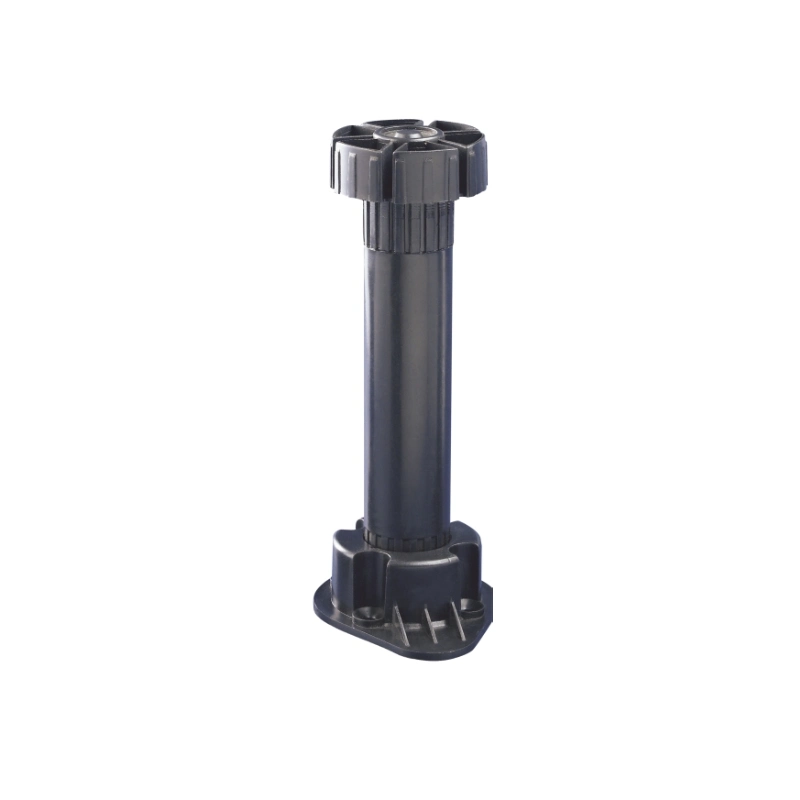 Black Adjustable Cabinet Legs in PP Plastic for Kitchen Cabinets