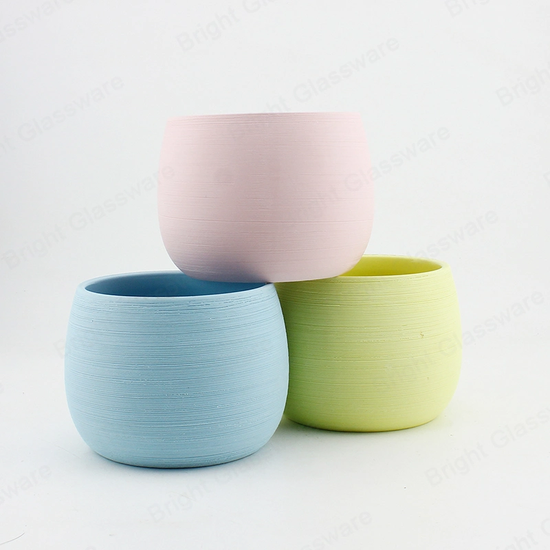 Popular Design Modern Wedding Decorative Candle Bowl Wholesale/Supplier Ceramic Candle Jar