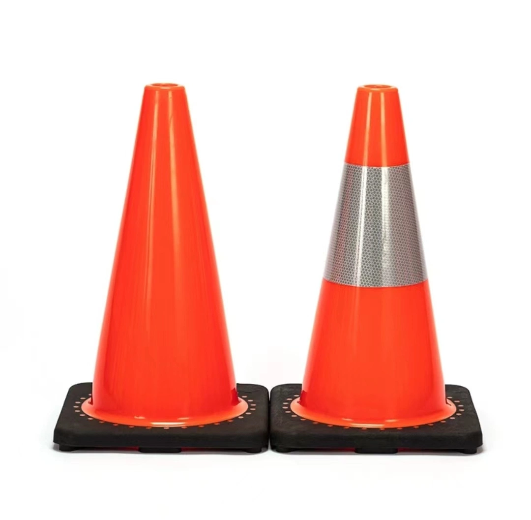 70cm Plastic Construction Road Security Orange PVC Traffic Street Cones