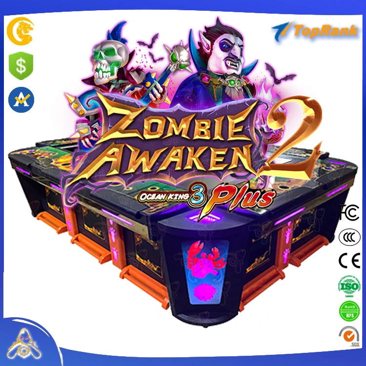 Entertainment 2 Players Zombie Awaken Fish Hunter Casino Game Machine