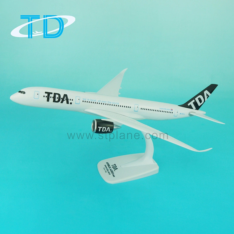 Tda A350 33cm Scale Aeroplane Plastic Model Airlines Souvenir Gift