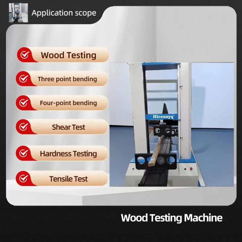 150kn Wood Testing Machine // Three-Point Bending/Four-Point Bending/Shear Test/Hardness Test/Tensile Test/Wood Test/Test Equipment