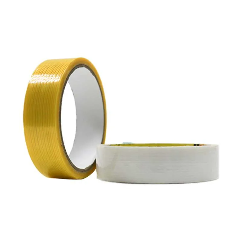 Solvent Glue Fiberglass Sealing Heavy Packaging Fiber Glass 2.4cm OPP Filament Tape