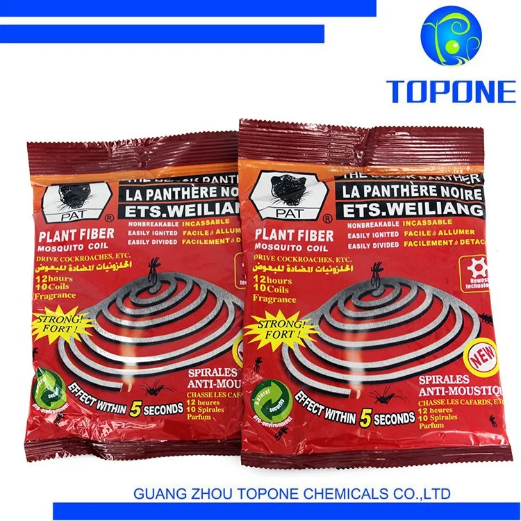 Espiral de OEM de apoyo Anti fibra vegetal de la bobina de repelente de mosquitos