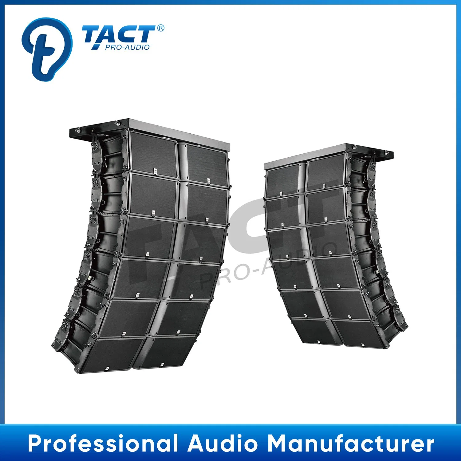 Double 12 Inch Line Array Set Neodymium Speakers Professional Audio