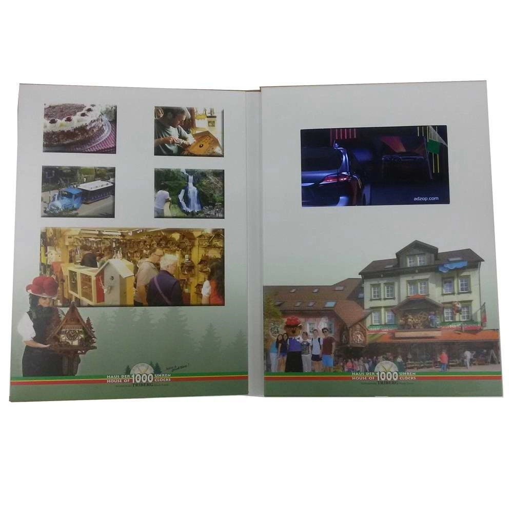 New 4.3inch LCD Screen Video Business Brochure with Pocket