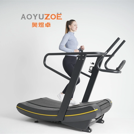 Good Price Commercial Manual Best Cheap Advantages Curve Self Generating Curved Treadmill