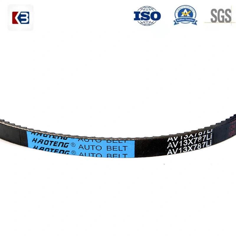 Factory Customized Black Rubber Automobile Belt AV13 Tooth Triangle Belt Various Models Large Quantity High Price and High quality/High cost performance Keben Transmission Belt