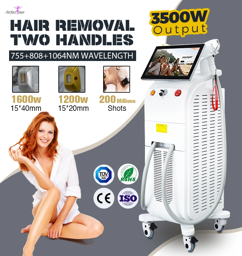 Best Sopranodo 755 808 1064nm Diode Laser Armpit Leg Hand Nose Hair Removal Permenant Skin Rejuvenation Painless Titanium Platinum Skin Care Laser with CE/FDA