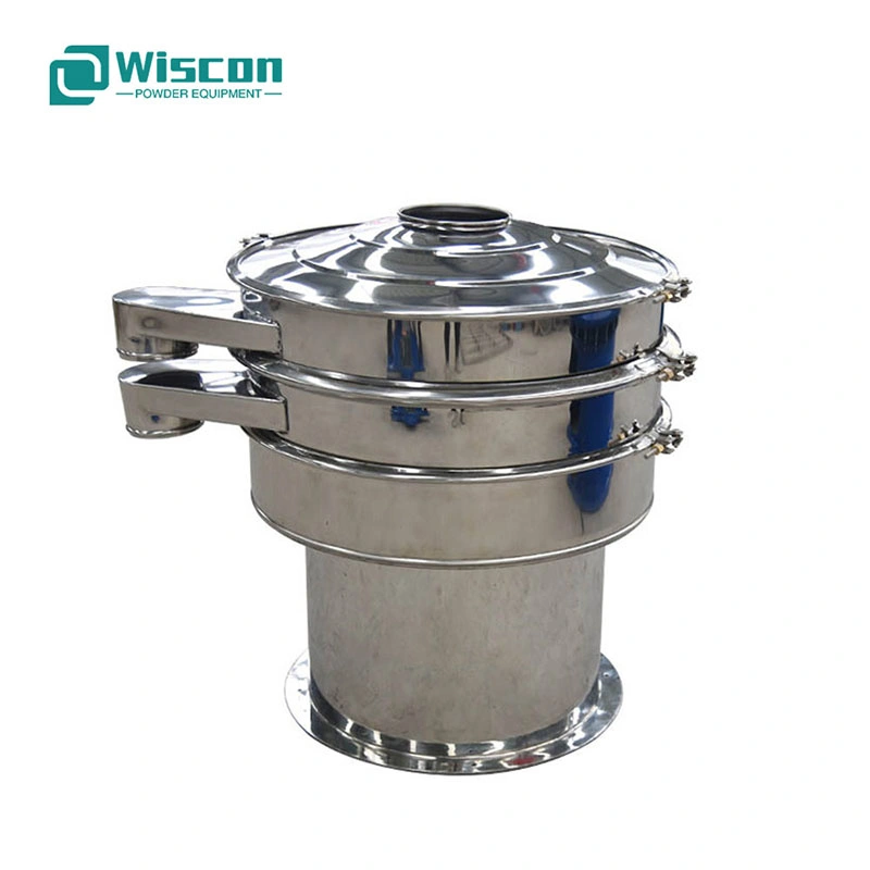 Resin Plastic Slurry Vibro Powder Sieve Separator Screener