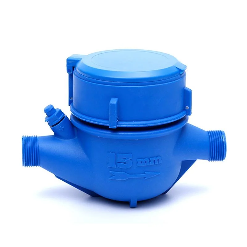 OEM Plastic Water Meter ABS/Nylon Body Dry Mechanical Water Meters