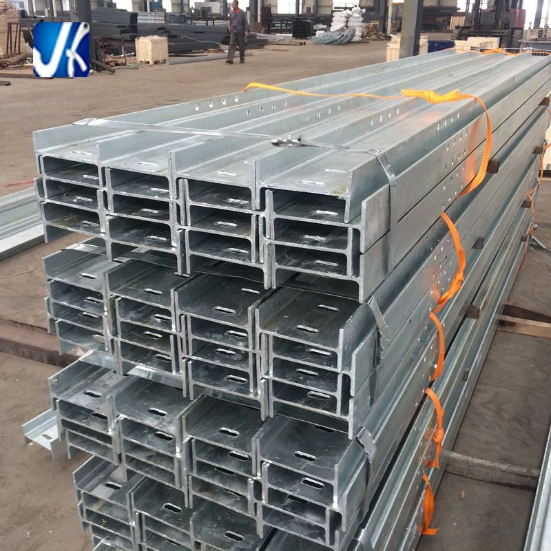 Leading Product Galvanized Prefabricated Steel H Beam Welded Steel Column