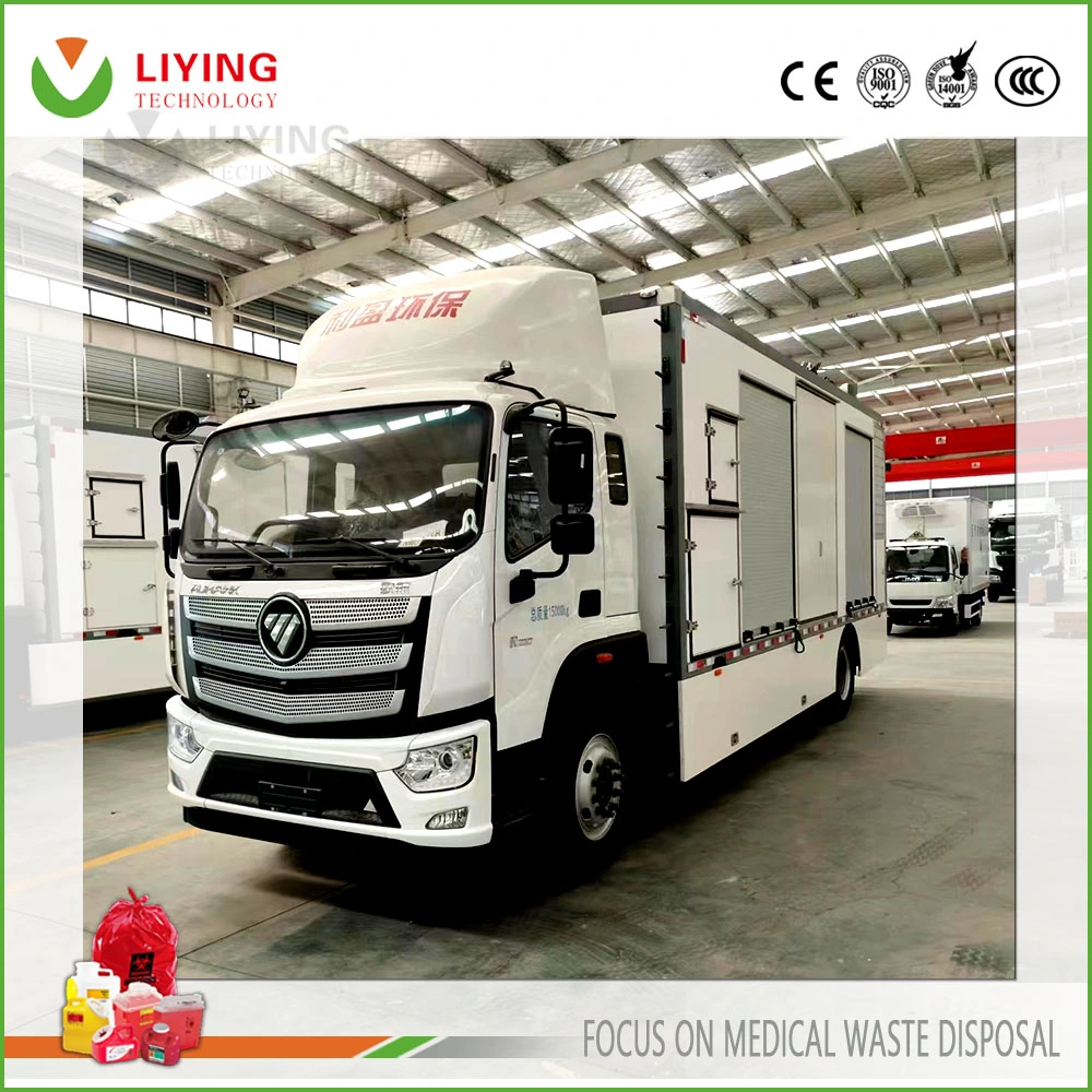 Professional No Waste Water Produced Medical Waste Disposal Equipment Vehicle